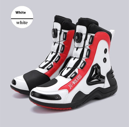 Anti-slip motorcycle boots off-road protection