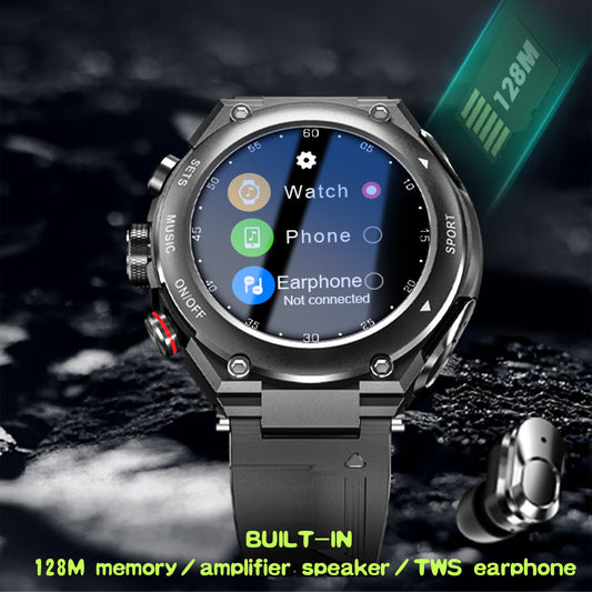 Montre T92 intelligente Bluetooth Casque trois-en-un appel Fréquence cardiaque Pression artérielle