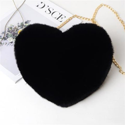 Love Plush Chain Shoulder Bags