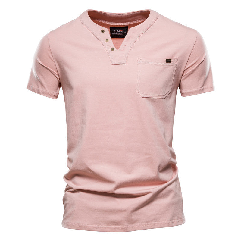 Open Pocket Cotton T-shirt