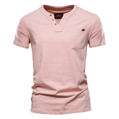 Open Pocket Cotton T-shirt