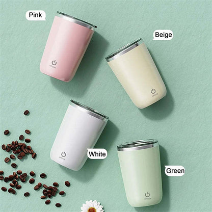 Self Stirring 350ml Automatic Electric Mixing Stainless Steel Coffee Milk Juice Rotating