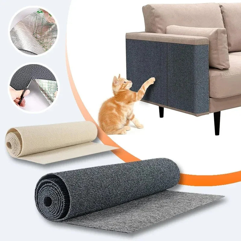 Self-adhesive cat mat