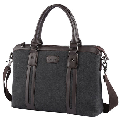 Canvas shoulder bag, business handbag