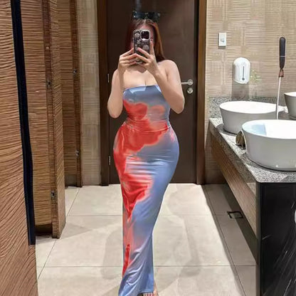 Sexy slim long dress