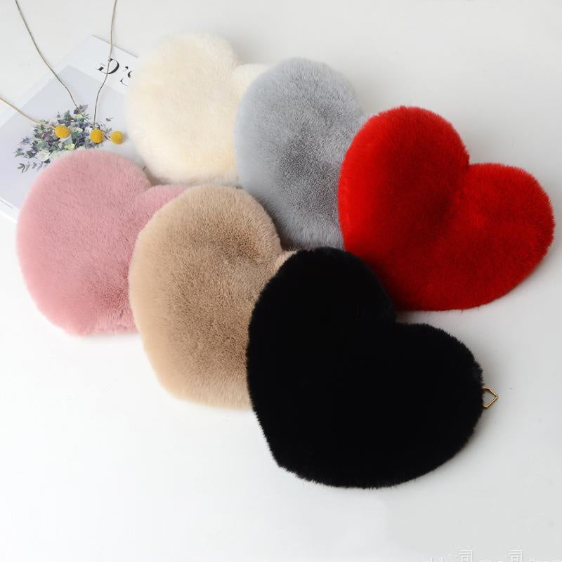 Love Plush Chain Shoulder Bags