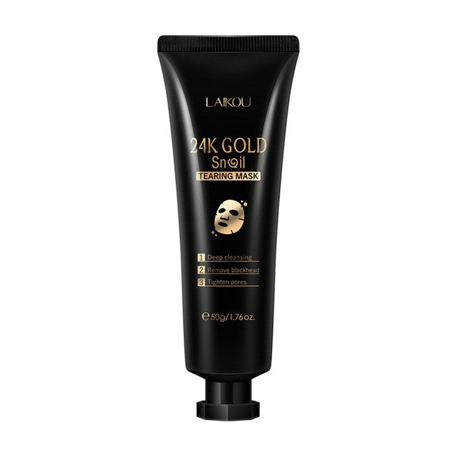 Gold Leaf Care Snail Tear Away Moisturizing Mask