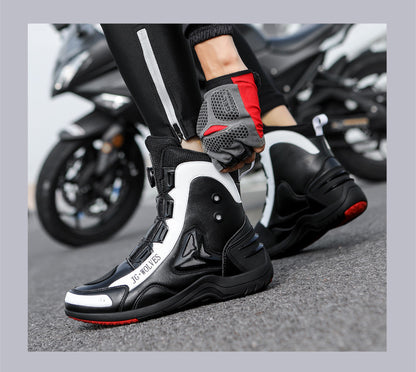 Anti-slip motorcycle boots off-road protection