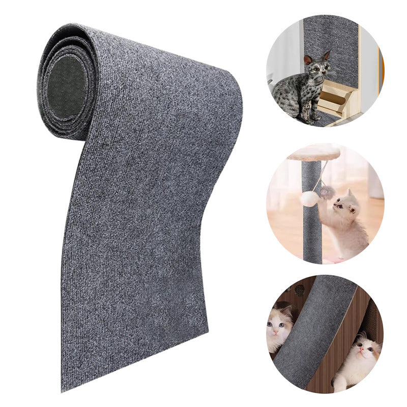 Self-adhesive cat mat