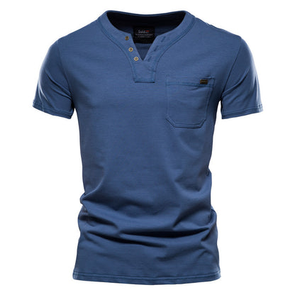 Open Pocket Cotton T-shirt