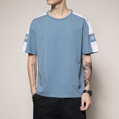 Simple short sleeve cotton t-shirt