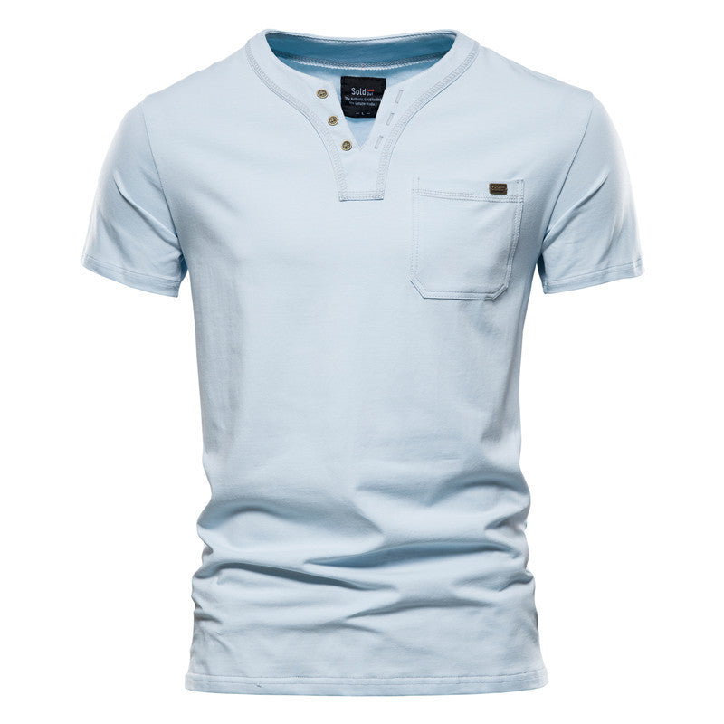 Open Pocket Cotton T-shirt