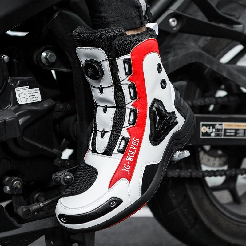 Anti-slip motorcycle boots off-road protection