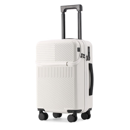 American large capacity multifunctional front mounting suitcase