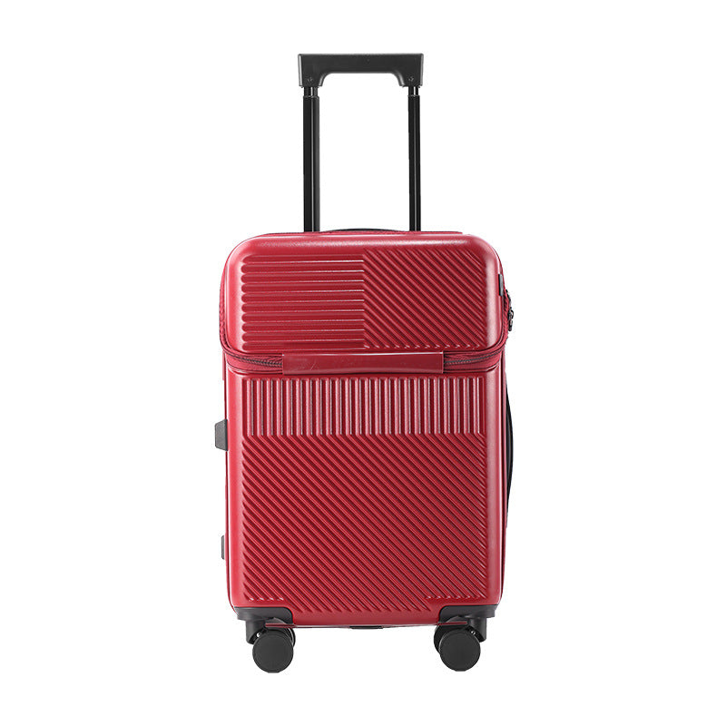 American large capacity multifunctional front mounting suitcase