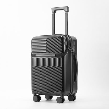 American large capacity multifunctional front mounting suitcase