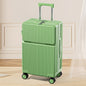 Multifunctional suitcase with half front opening