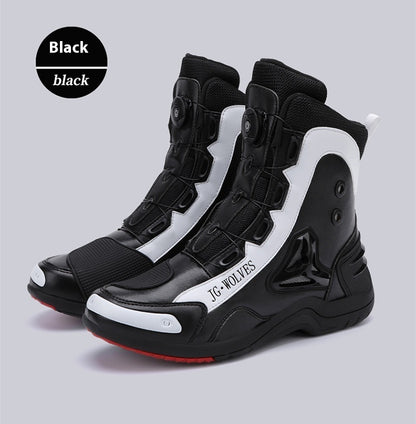 Anti-slip motorcycle boots off-road protection