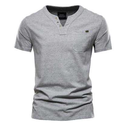 Open Pocket Cotton T-shirt