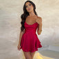 Elegant American Backless Satin Slim Fitted Dress