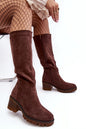 Thigh high boots model 190319 Step in style