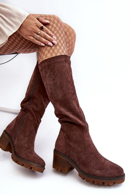 Thigh high boots model 190319 Step in style