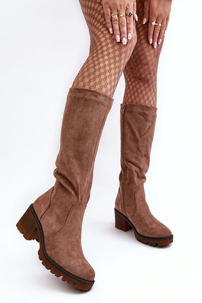 Thigh high boots model 190319 Step in style