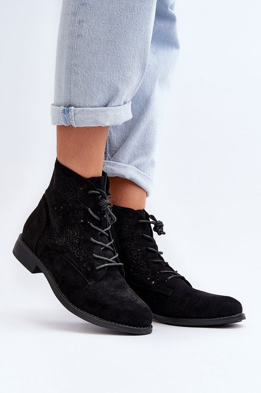 Eco-suede boots model 199411 Step in style