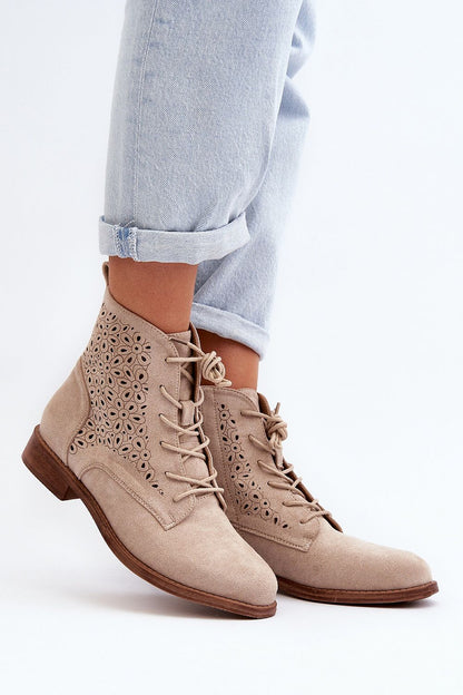 Eco-suede boots model 199411 Step in style