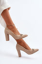 Wide heel pumps model 194667 Step in style