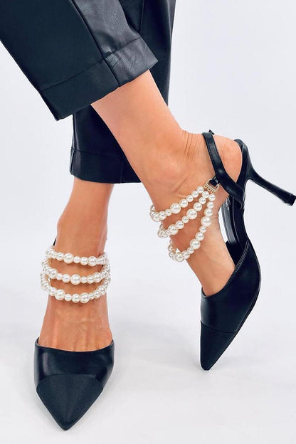 Pearl Stiletto Heels Model 195622 Inello