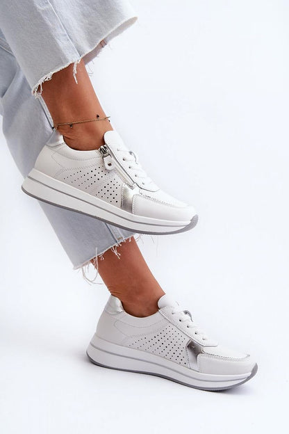 Natural leather sneakers model 196355 Step in style