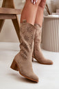 Jezzi brand openwork boots model 199132 Step in style