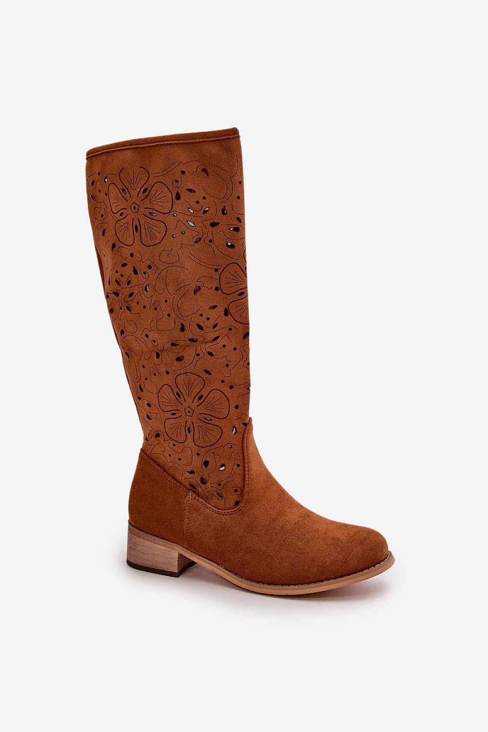 Openwork eco-suede boots model 199136 Step in style