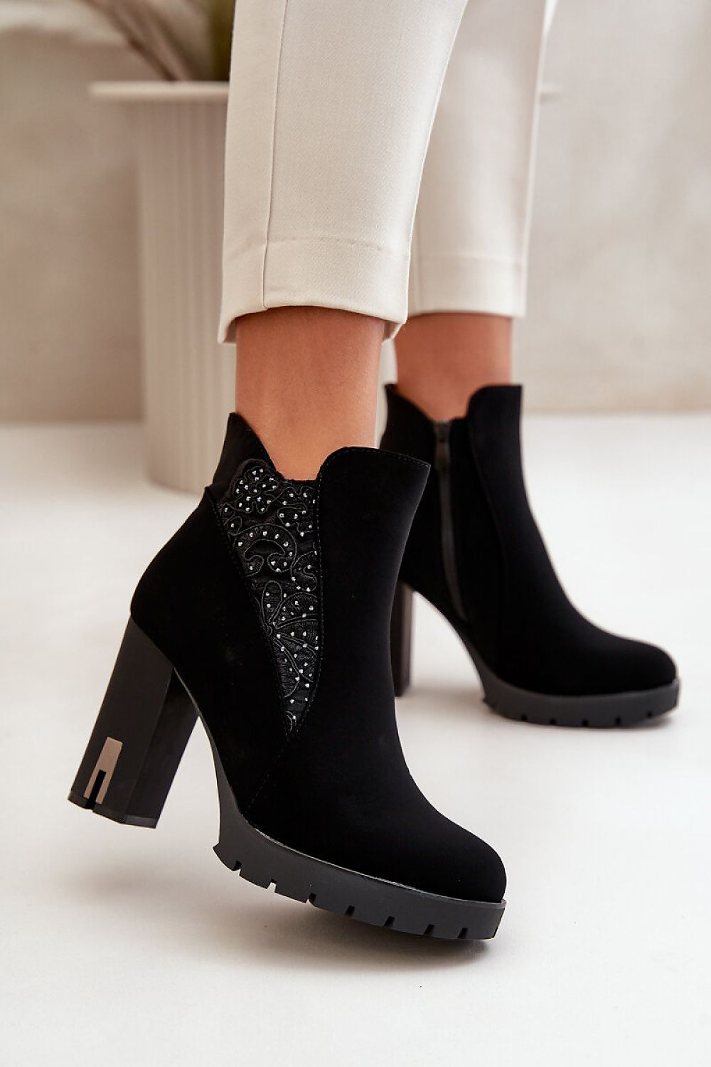 Heeled boots model 199287 Step in style